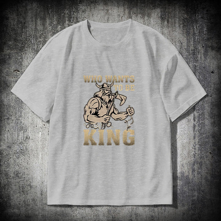 WorldNorse Wikinger König der Krieger T-Shirt - Grau - 2XL - image 18
