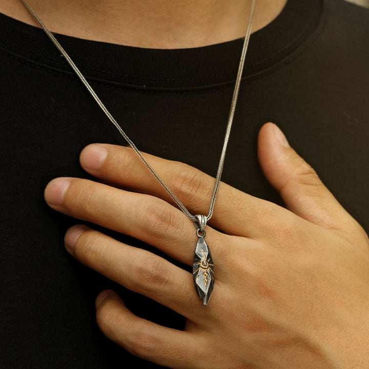 WorldNorse Halskette mit Wunschstein, handgefertigtes 925er Silber - image 11
