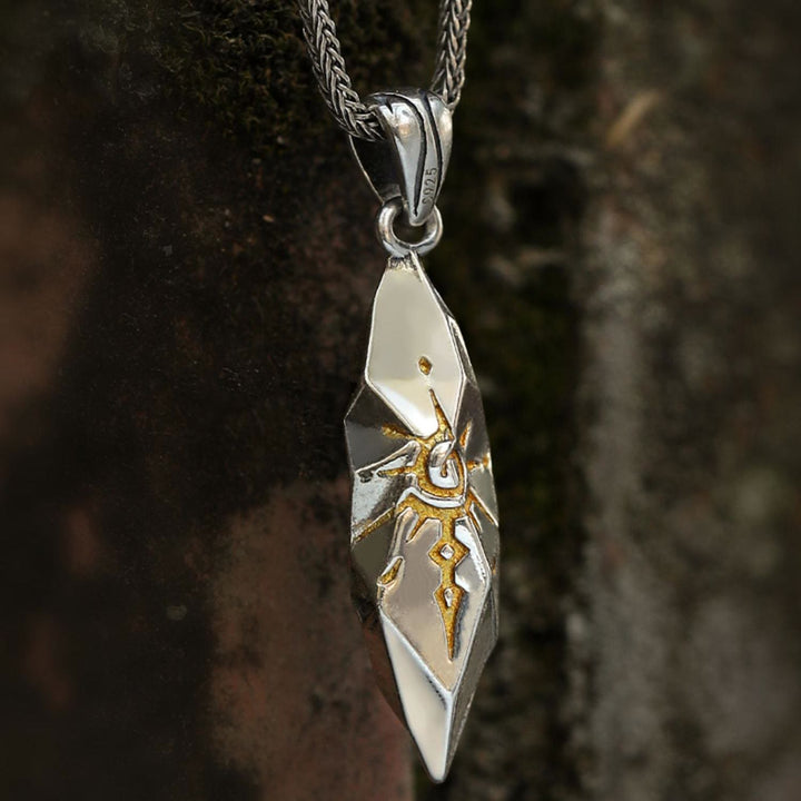 WorldNorse Halskette mit Wunschstein, 925er Sterlingsilber - image 4