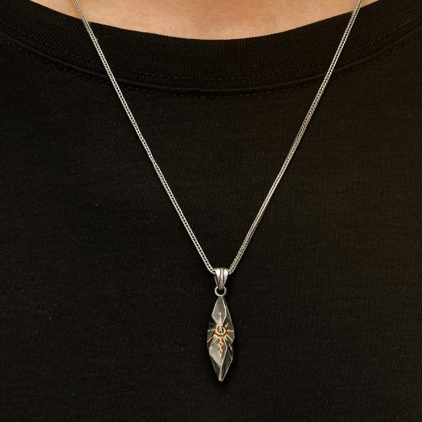 WorldNorse Halskette mit Wunschstein, 925er Sterlingsilber - image 9