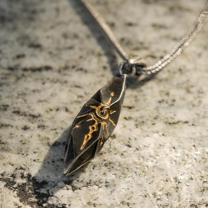 WorldNorse Halskette mit Wunschstein, 925er Sterlingsilber - image 12