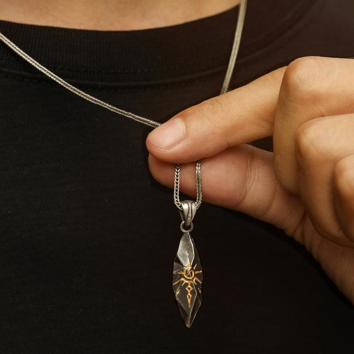 WorldNorse Halskette mit Wunschstein, 925er Sterlingsilber - image 10