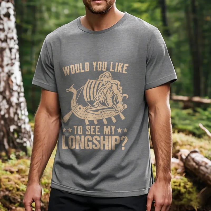 WorldNorse Mein Langschiff Wikinger Leben T-shirt