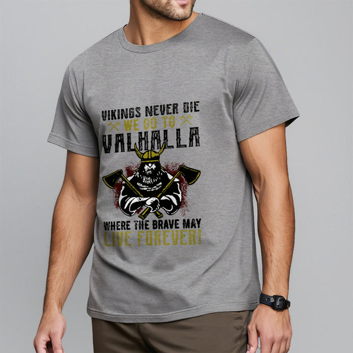 WorldNorse Never Die Valhalla T-Shirt - image 21