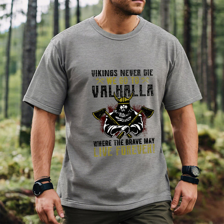 WorldNorse Never Die Valhalla T-Shirt