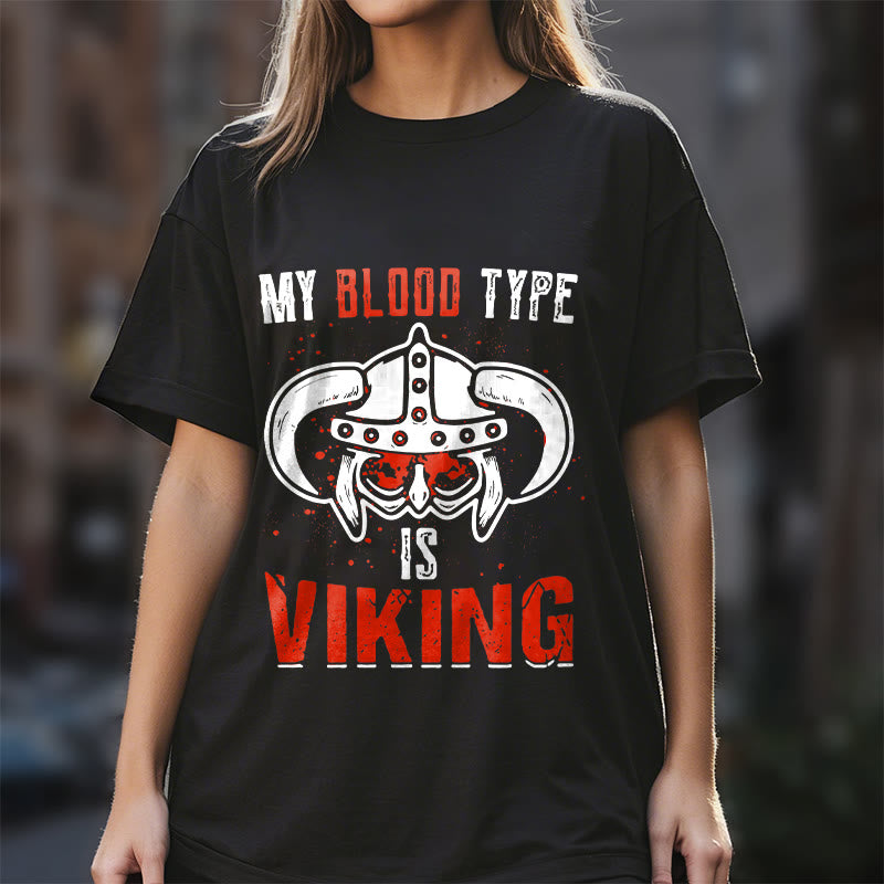 WorldNorse T-Shirt mit Aufschrift „Blooded In Battle Soul“