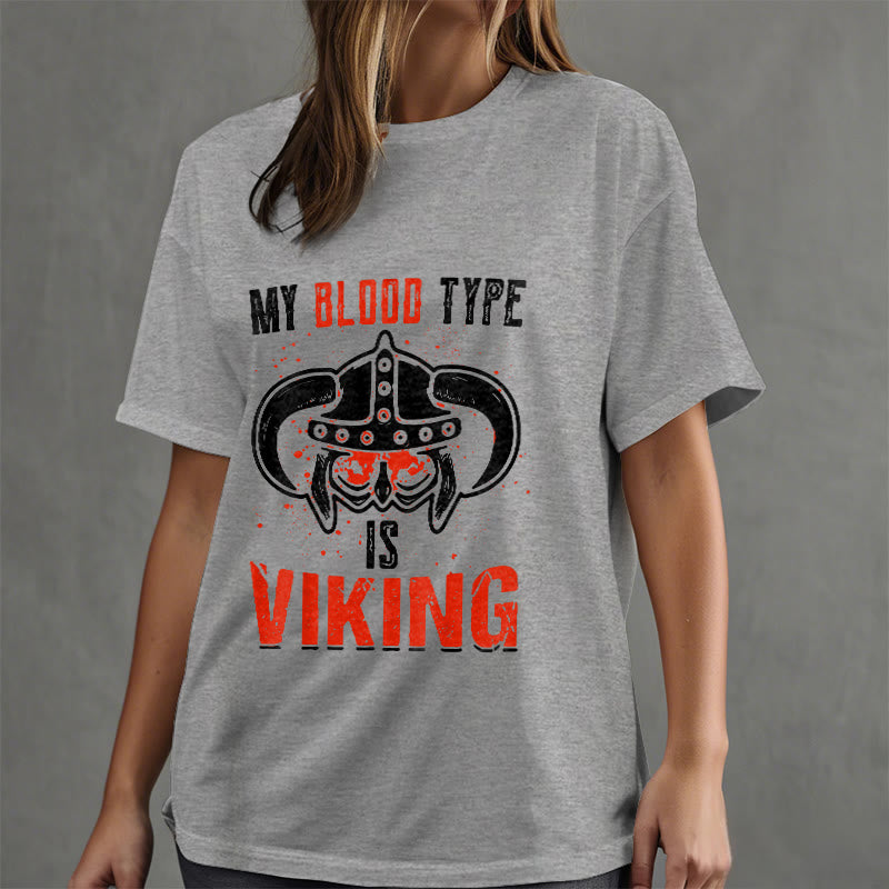 WorldNorse T-Shirt mit Aufschrift „Blooded In Battle Soul“
