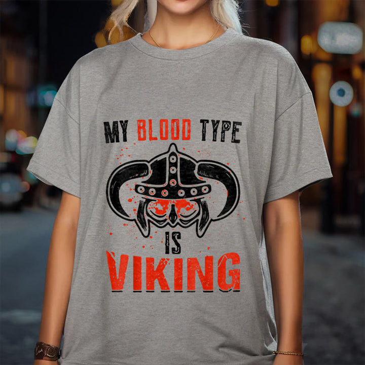 WorldNorse T-Shirt mit Aufschrift „Blooded In Battle Soul“