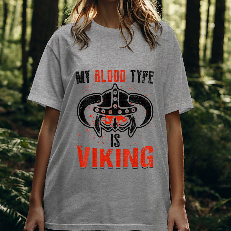 WorldNorse T-Shirt mit Aufschrift „Blooded In Battle Soul“