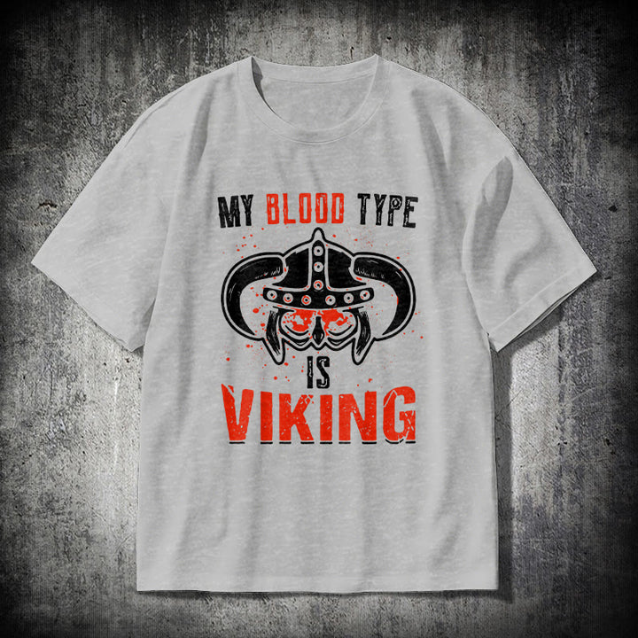 WorldNorse T-Shirt mit Aufschrift „Blooded In Battle Soul“