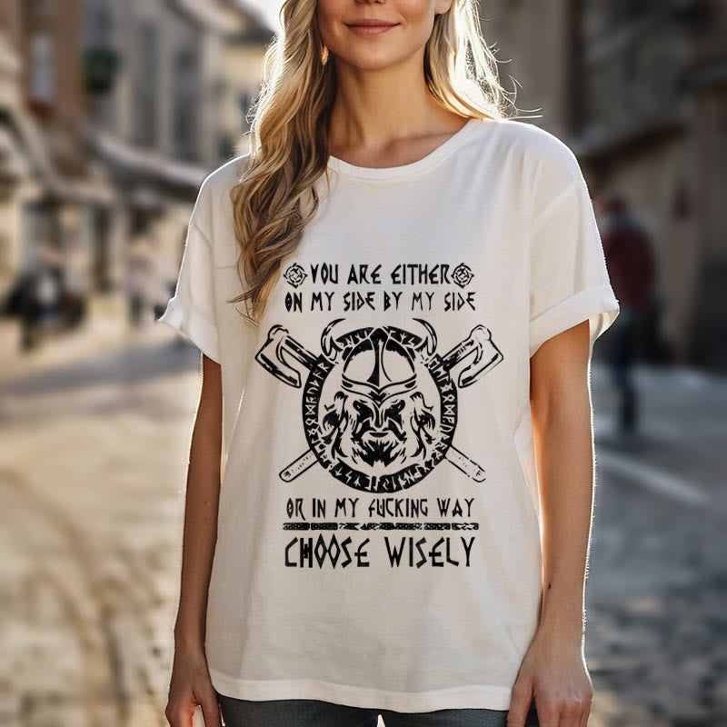 WorldNorse Vikings Rune Odin Symbol Axt T-shirt
