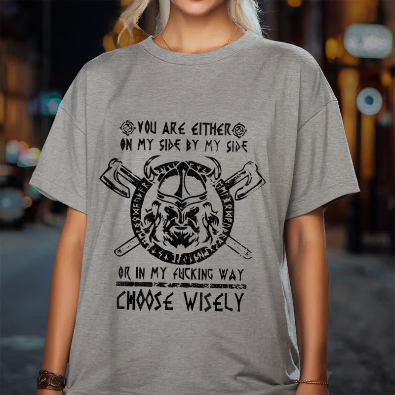 WorldNorse Vikings Rune Odin Symbol Axt T-shirt - image 25