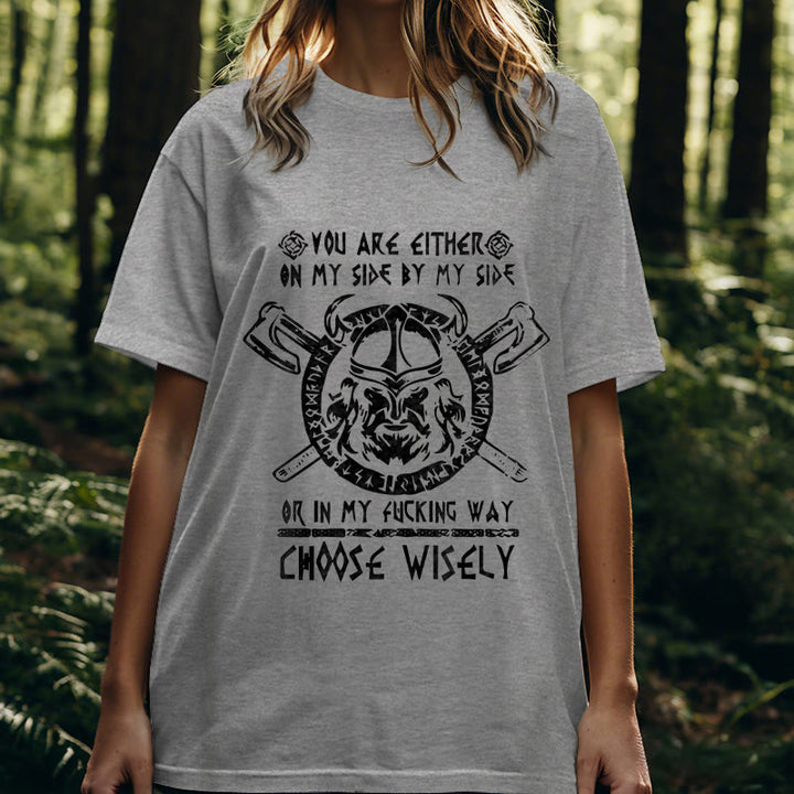 WorldNorse Vikings Rune Odin Symbol Axt T-shirt
