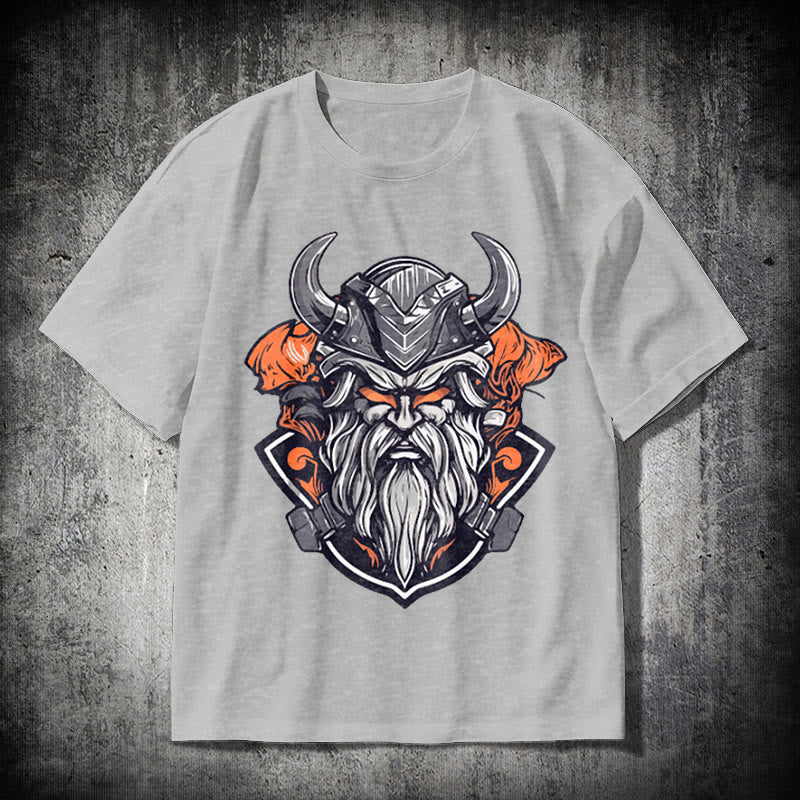WorldNorse Der Helm des nordischen Gottes T-Shirt - Grau - 2XL - image 18
