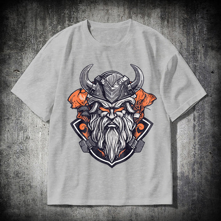 WorldNorse Der Helm des nordischen Gottes T-Shirt - Grau - 2XL - image 18