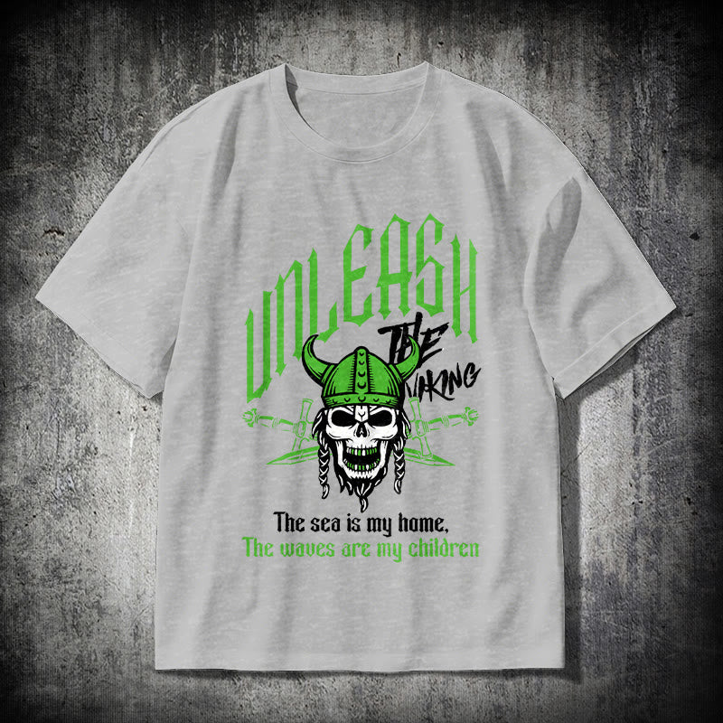 WorldNorse Totenkopf Krieger Turbulent T-Shirt - Grau - 2XL - image 18