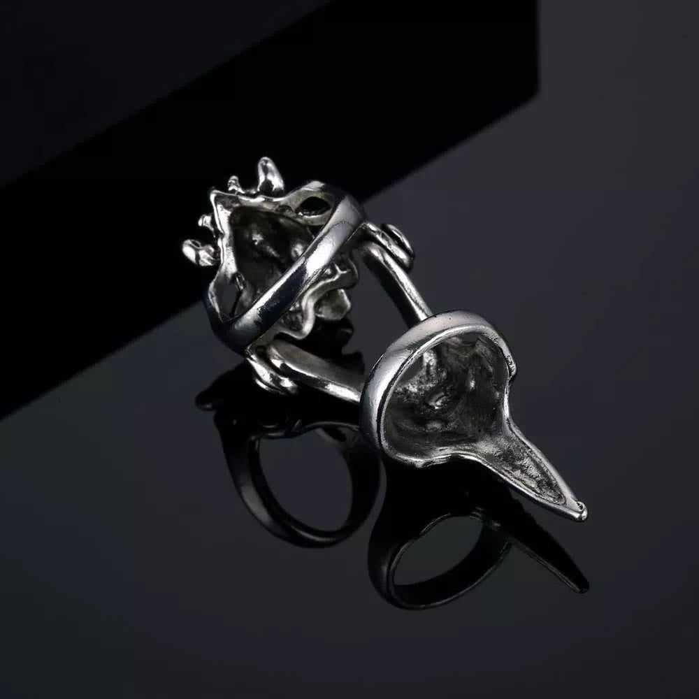 WorldNorse Nordischer Drache -Ring für den ganzen Finger