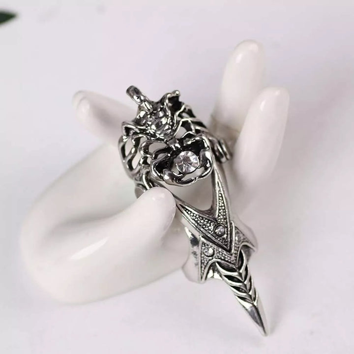 WorldNorse Nordischer Drache -Ring für den ganzen Finger
