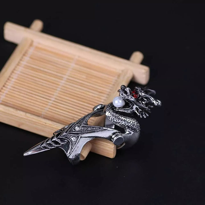 WorldNorse Nordischer Drache -Ring für den ganzen Finger