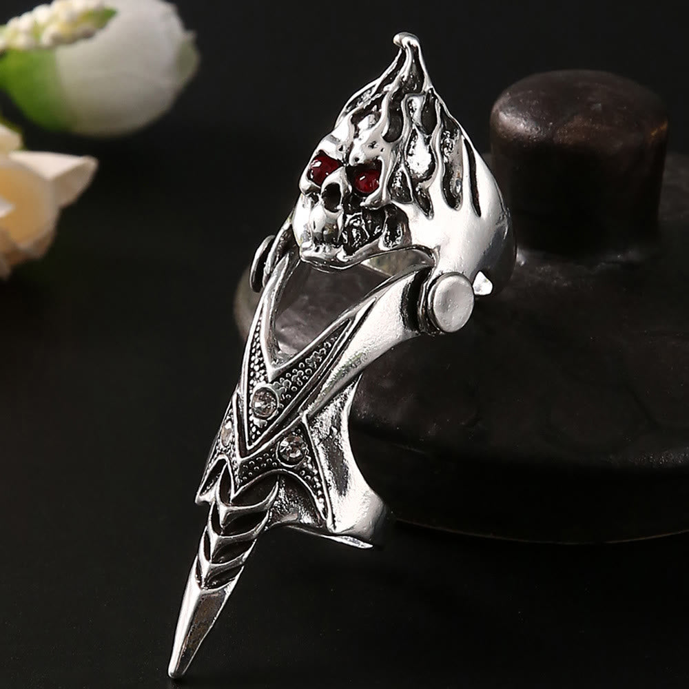 WorldNorse Nordischer Drache -Ring für den ganzen Finger