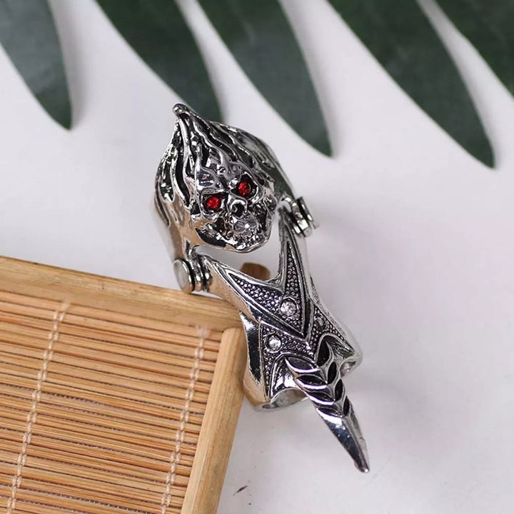 WorldNorse Nordischer Drache -Ring für den ganzen Finger