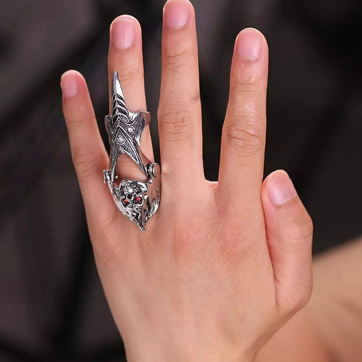 WorldNorse Nordischer Drache -Ring für den ganzen Finger