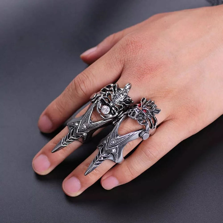 WorldNorse Nordischer Drache -Ring für den ganzen Finger