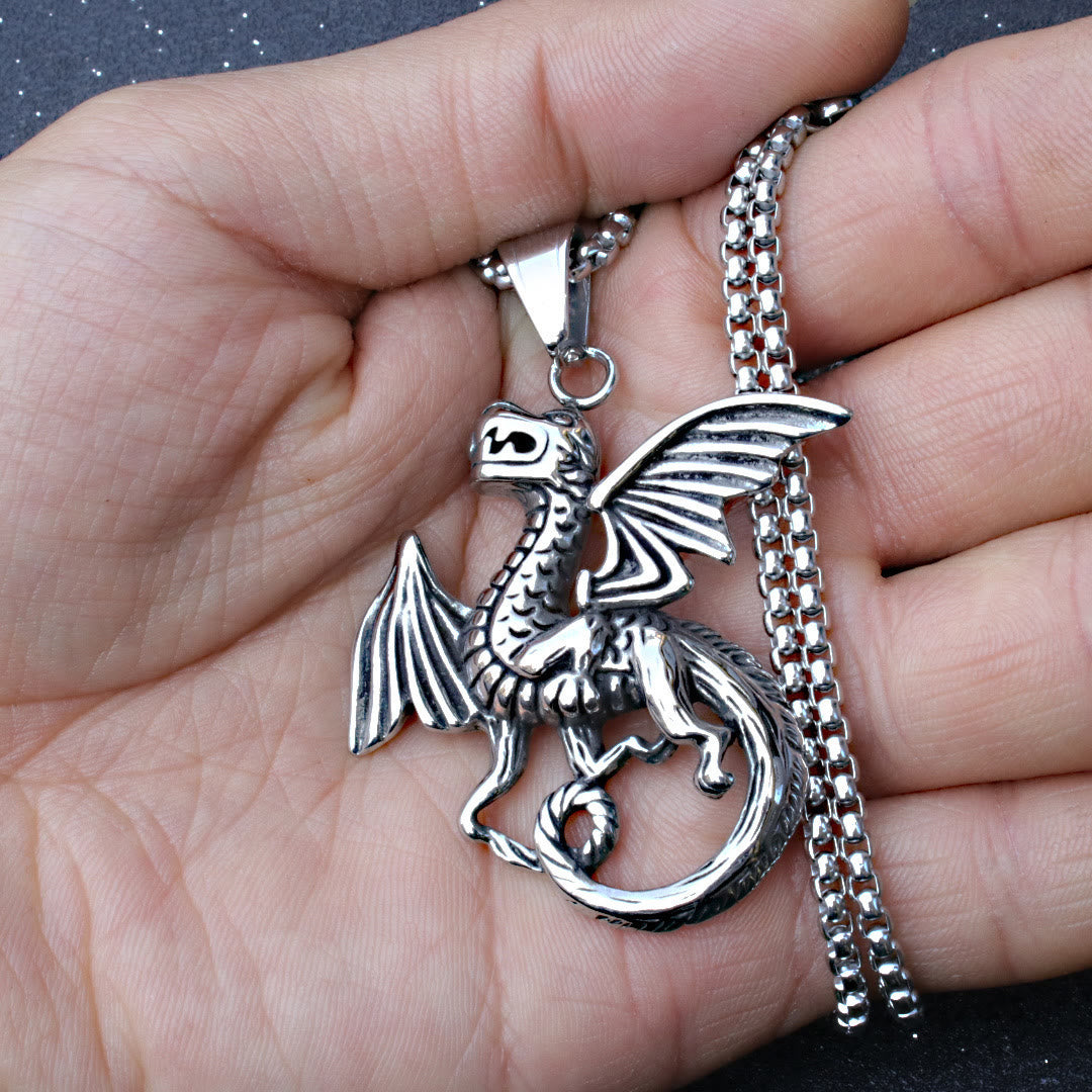 WorldNorse Drachenkämpfer Fliegende Halskette