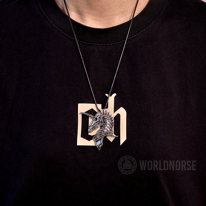WorldNorse Einhorn Heiliges Tier Halskette