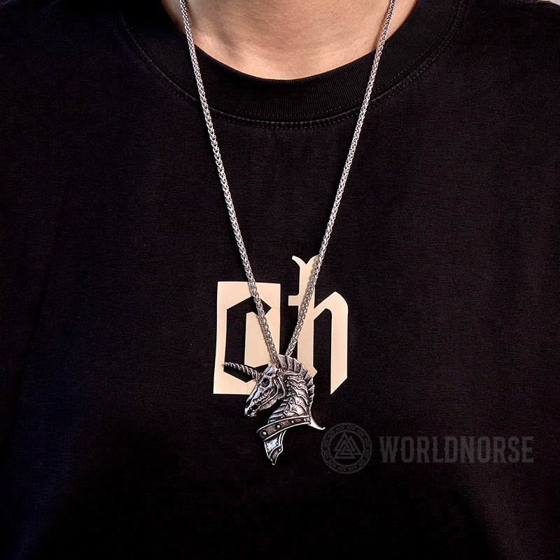 WorldNorse Einhorn Heiliges Tier Halskette