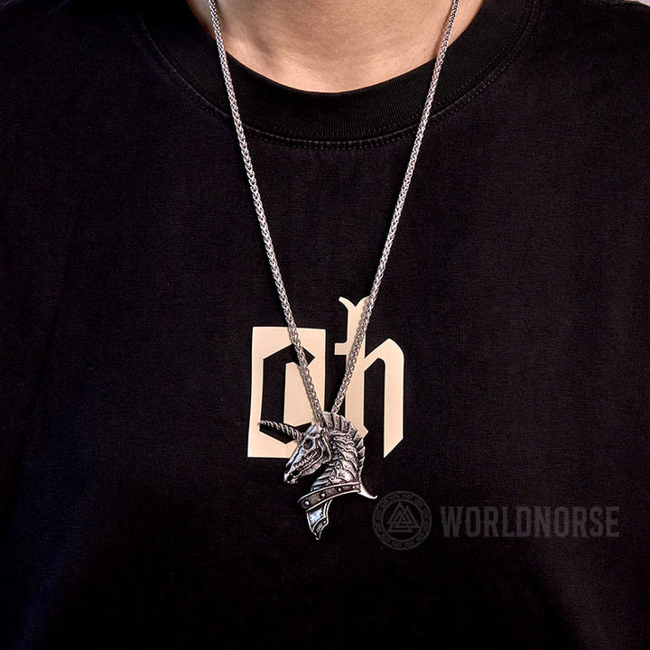 WorldNorse Einhorn Heiliges Tier Halskette