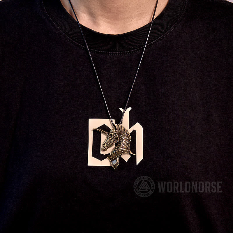 WorldNorse Einhorn Heiliges Tier Halskette