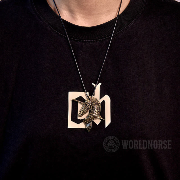 WorldNorse Einhorn Heiliges Tier Halskette