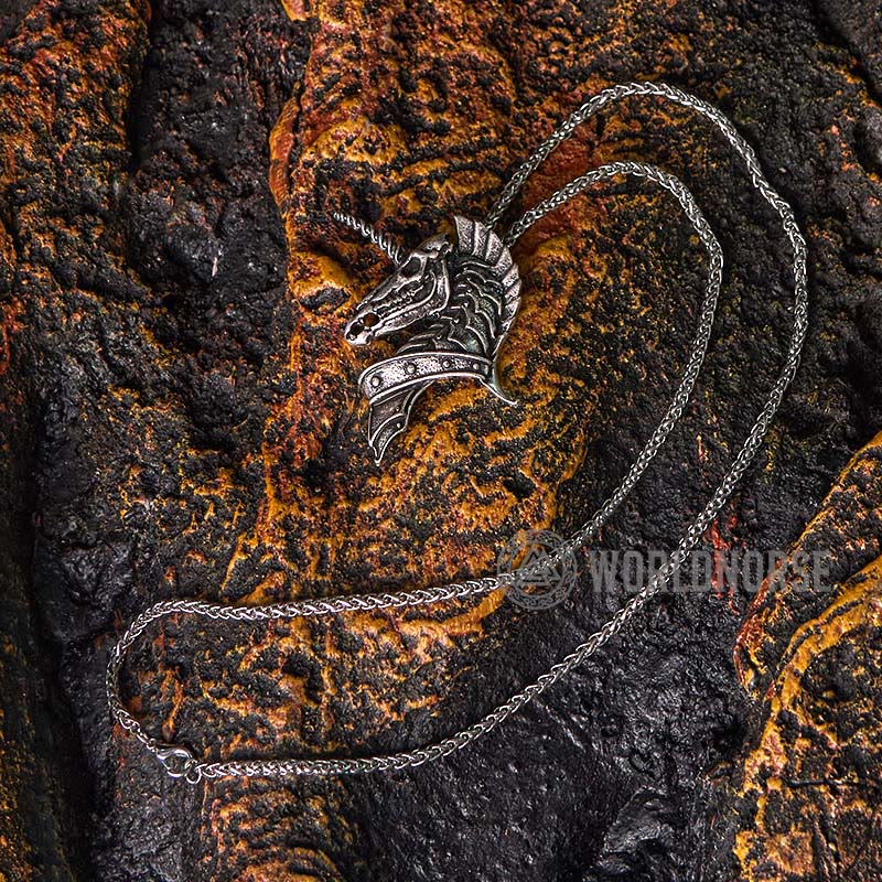 WorldNorse Einhorn Heiliges Tier Halskette