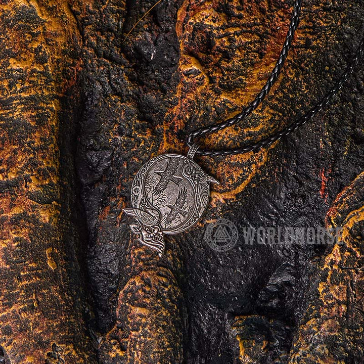 WorldNorse Odin Wikinger- Raven Halskette