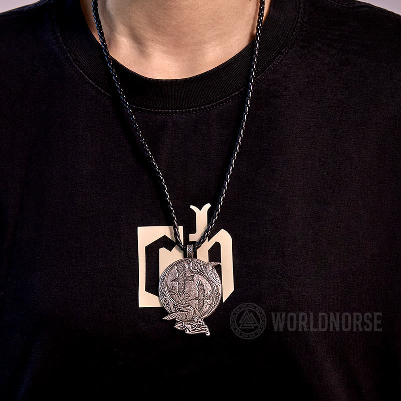 WorldNorse Odin Wikinger- Raven Halskette