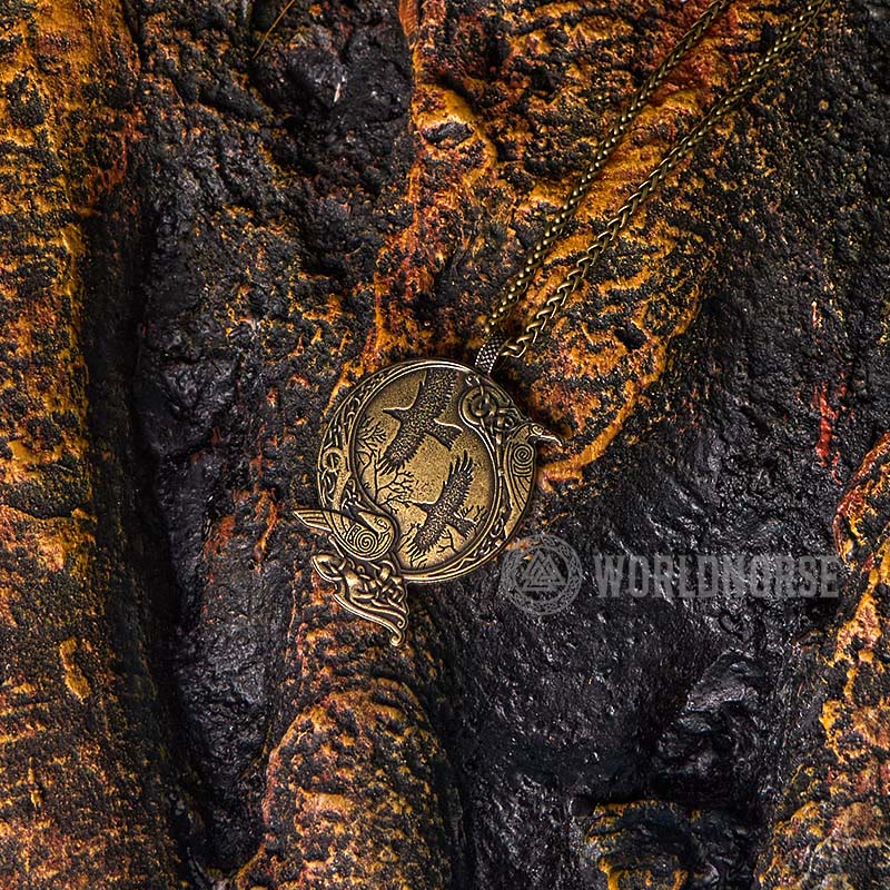 WorldNorse Odin Wikinger- Raven Halskette