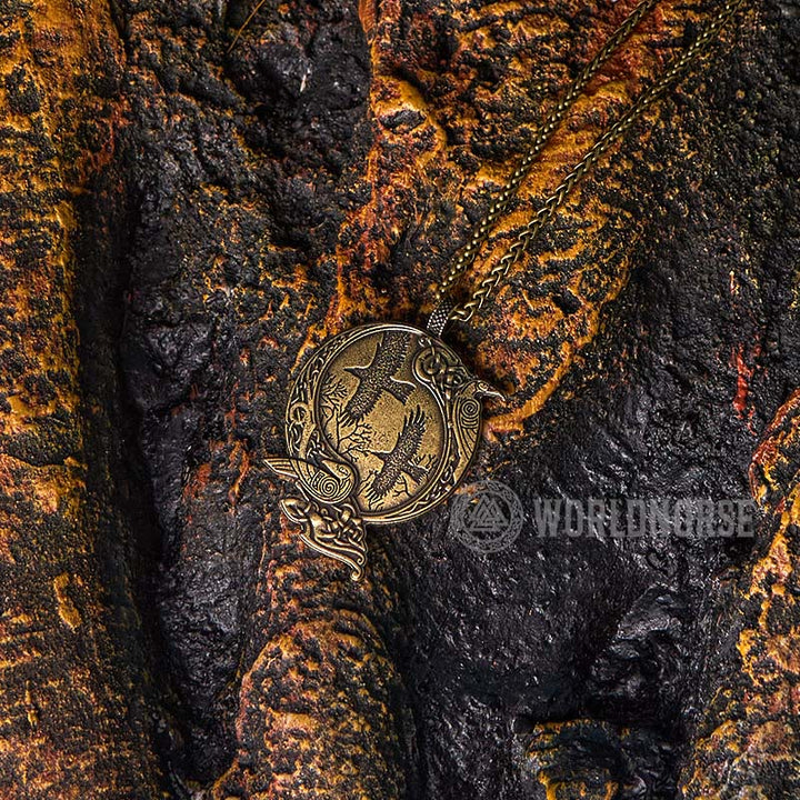 WorldNorse Odin Wikinger- Raven Halskette