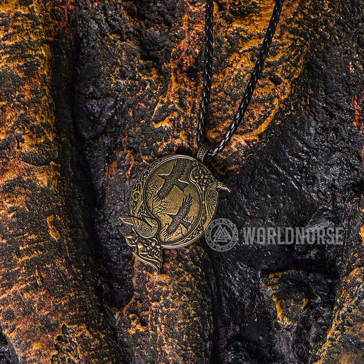 WorldNorse Odin Wikinger- Raven Halskette