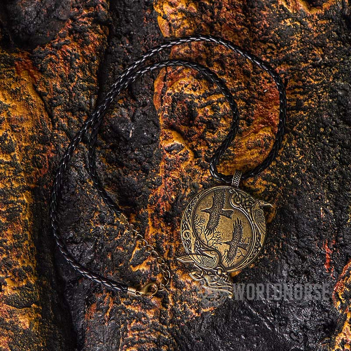 WorldNorse Odin Wikinger- Raven Halskette