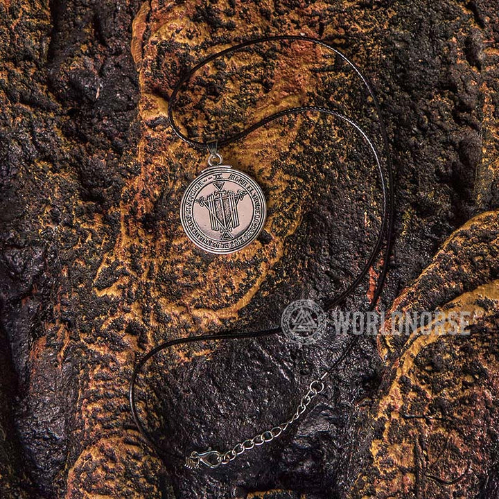 WorldNorse Solomon Amulett der Macht Ehre Halskette