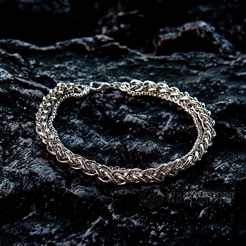 WorldNorse Doppellagiges Kielkettenarmband