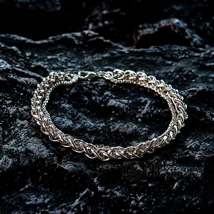 WorldNorse Doppellagiges Kielkettenarmband