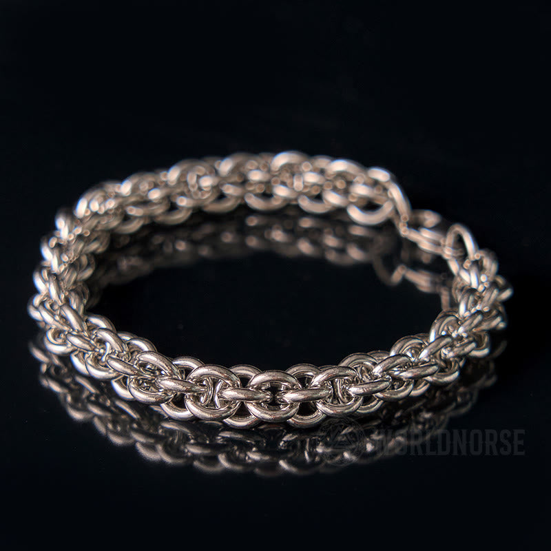WorldNorse Seilkettenarmband mit Karabinerverschluss