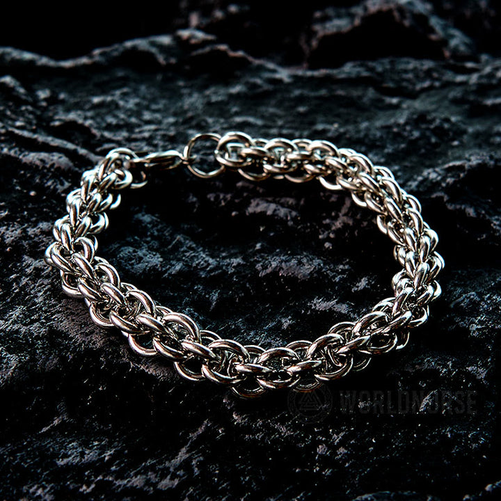 WorldNorse Seilkettenarmband mit Karabinerverschluss