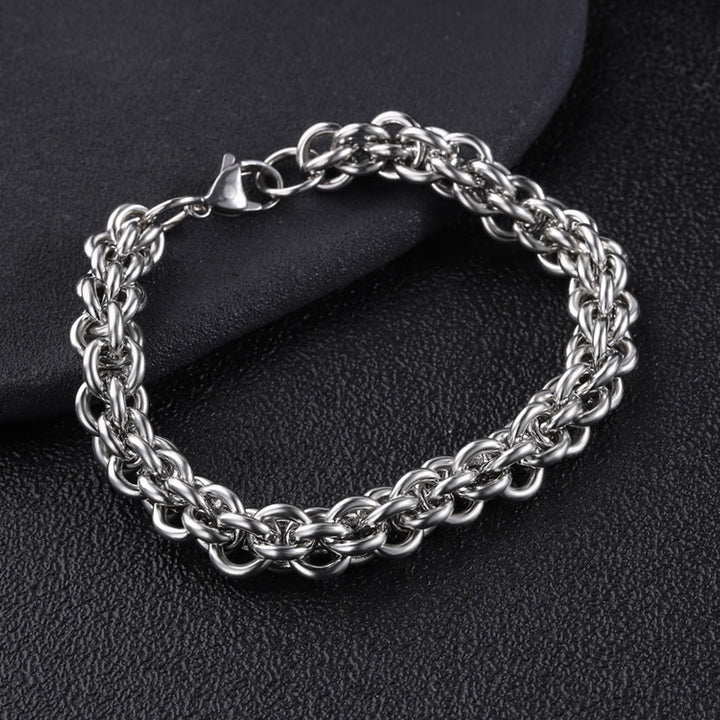 WorldNorse Seilkettenarmband mit Karabinerverschluss