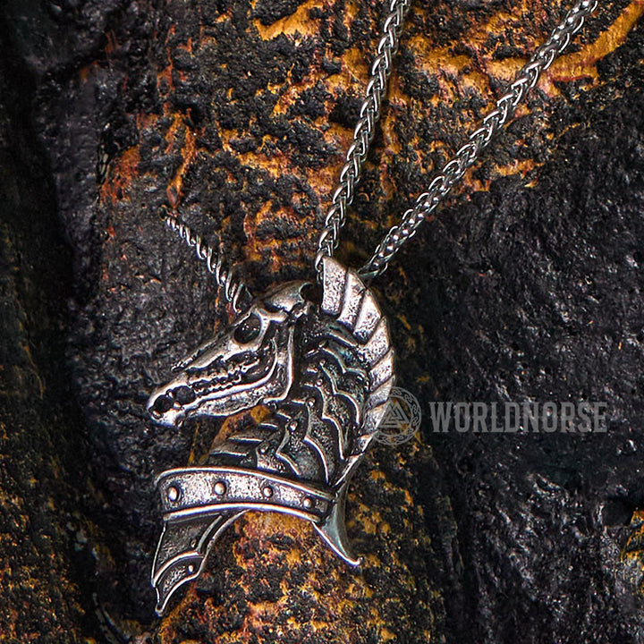 WorldNorse Einhorn Heiliges Tier Halskette