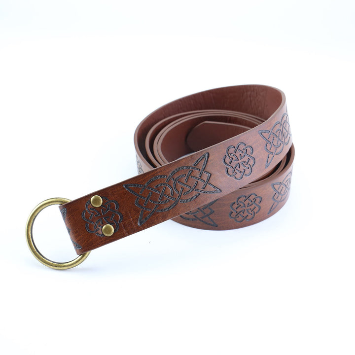 WorldNorse Wikinger Axt, Nordischer Drache , Wölfe, Ledergürteltasche
