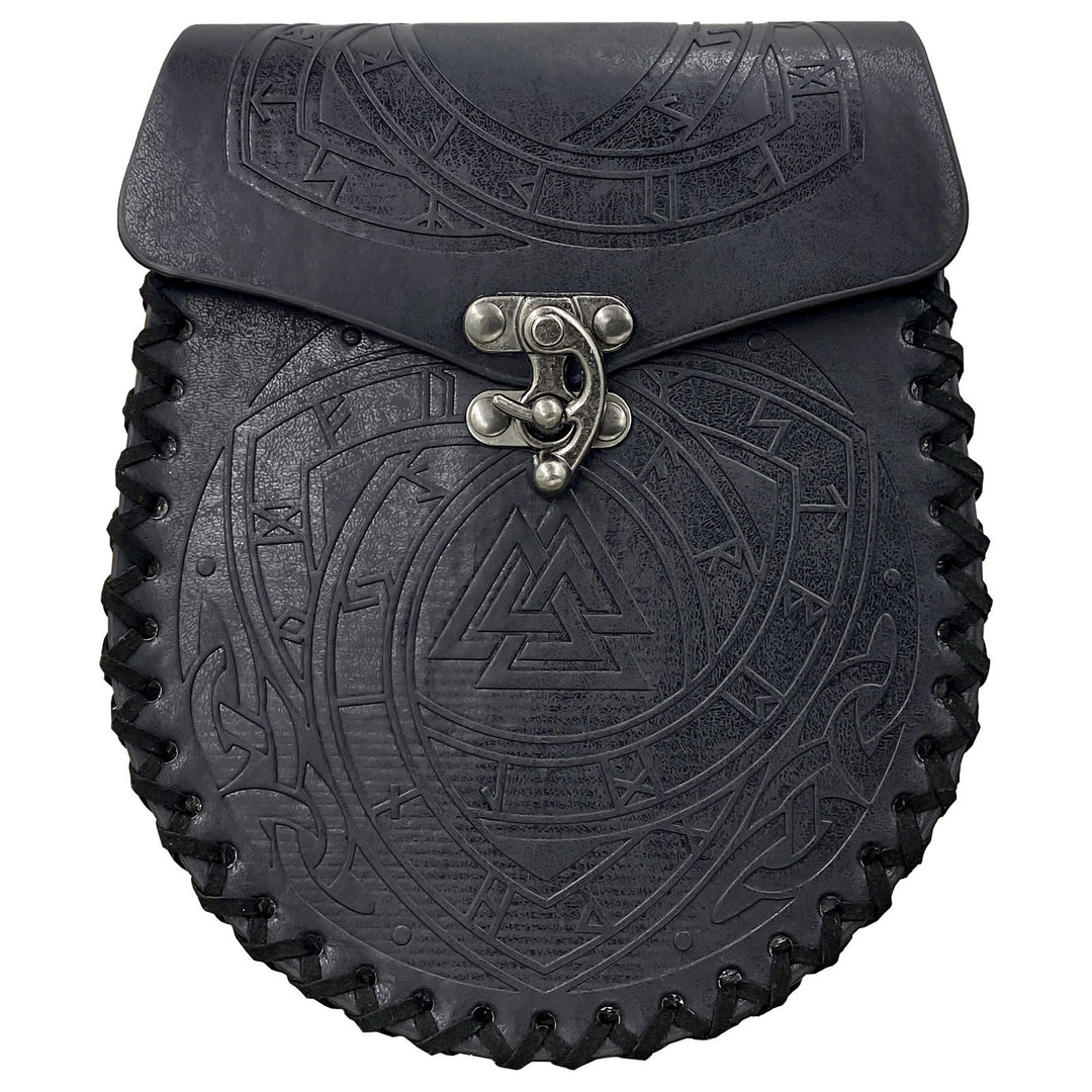 WorldNorse Gürteltasche aus Leder im Wikinger-Stil