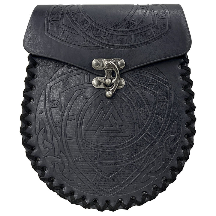 WorldNorse Gürteltasche aus Leder im Wikinger-Stil